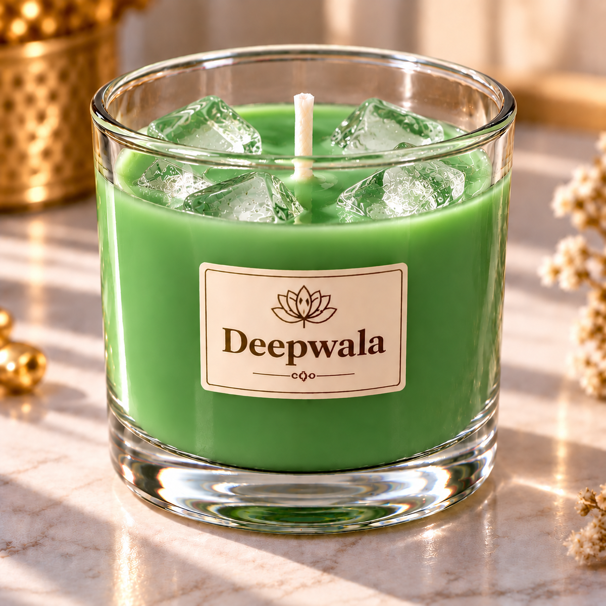 Green Ice Luxe Candle